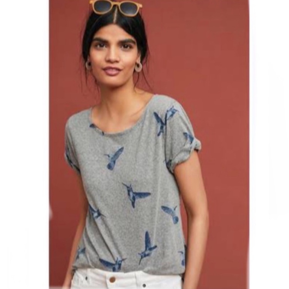 [Anthropologie] T.la Twistback T shirt- S Petite